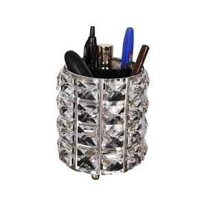 Makeup Brush Holder Silver Bling.